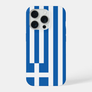 The flag of Greece iPhone 15 Pro Case
