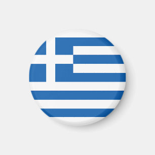 The flag of Greece Magnet