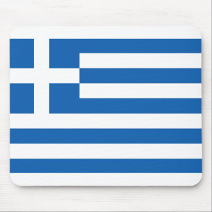 The flag of Greece Mouse Mat