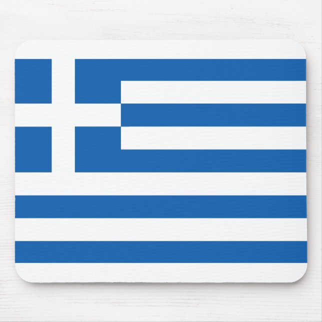 The flag of Greece  Mouse Mat (Front)