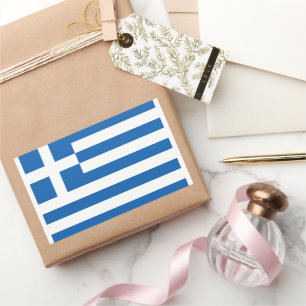 The flag of Greece Rectangular Sticker