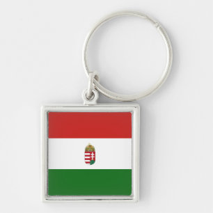 The flag of Hungary Key Ring