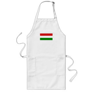 The Flag of Hungary Long Apron