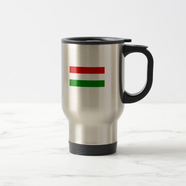 The Flag of Hungary Travel Mug (Right)