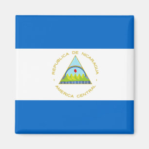 The Flag of Nicaragua - Latin America Magnet