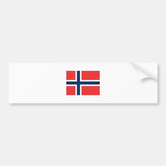 The Flag of Norway Bumper Sticker (Front)