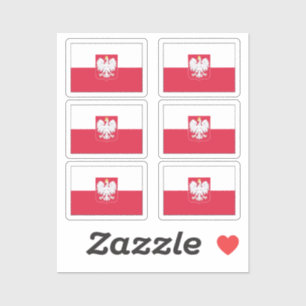 The flag of Poland Collection pack of 6