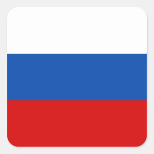 The Flag of Russia Square Sticker