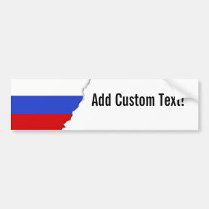 The Flag of Russian Bumper Sticker