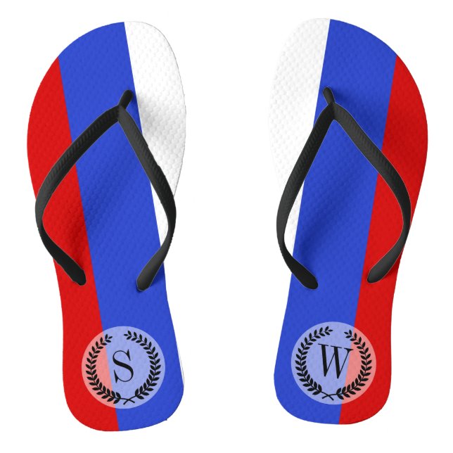 The Flag of Russian Flip Flops (Footbed)