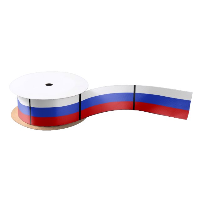 The Flag of Russian Satin Ribbon (Spool)