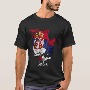 the flag of Serbia T-Shirt