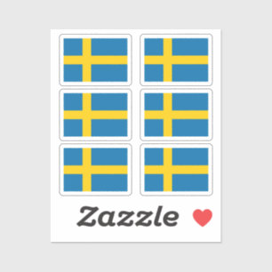 The flag of Sweden Collection pack of 6
