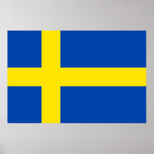The Flag of Sweden Poster