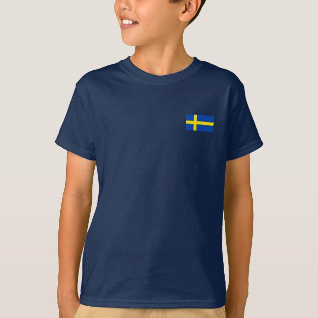 The Flag of Sweden T-Shirt (Front)