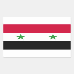 The Flag of Syria Rectangular Sticker