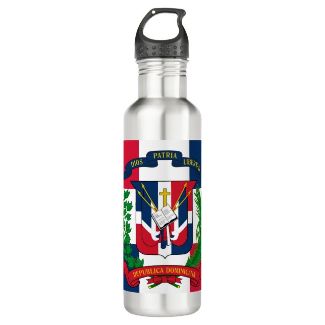 The flag of the Dominican Republic 710 Ml Water Bottle (Front)