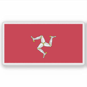 The flag of the Isle of Man