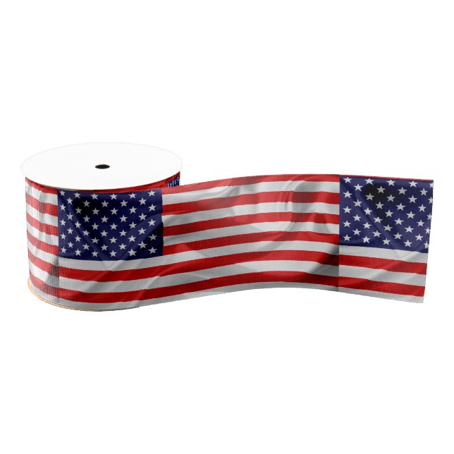 The Flag of the United States of America Grosgrain Ribbon (Spool)