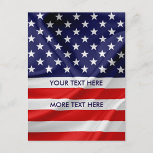 The Flag of the United States of America Postcard