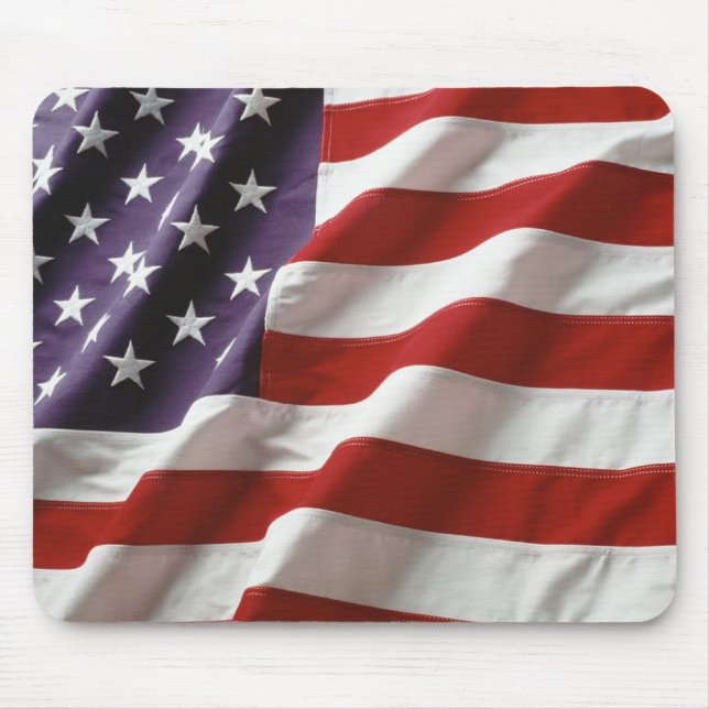 The Flag of The USA Mouse Mat (Front)
