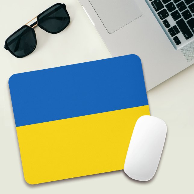 The Flag of Ukraine Mouse Mat (Creator Uploaded)