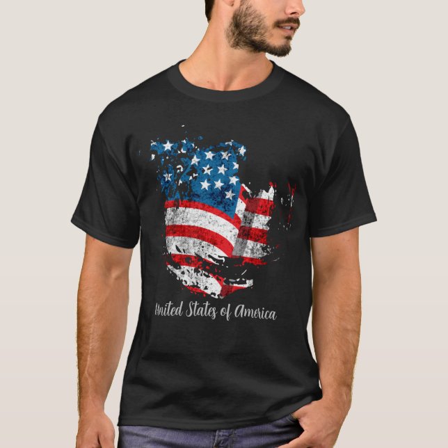 the flag of USA T-Shirt (Front)