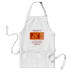 The Flag of Venice, Italy Adult Apron