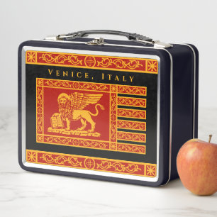 The Flag of Venice, Italy Metal Lunch Box