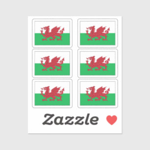 The flag of Wales Collection pack of 6