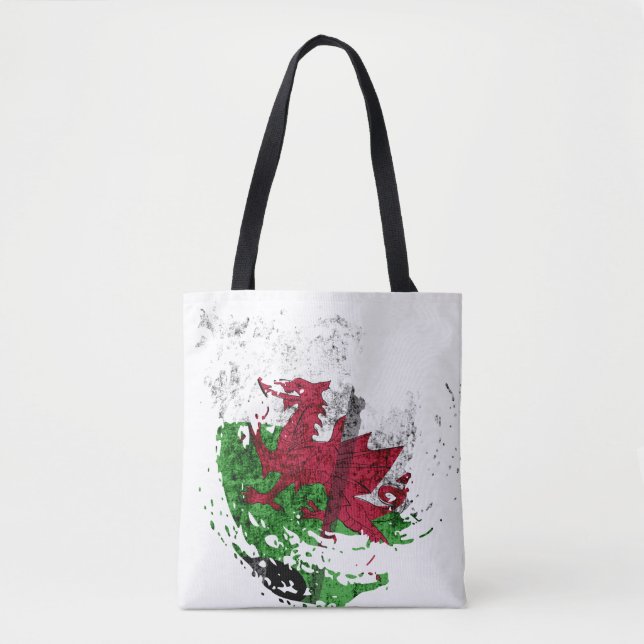 the flag of Wales Tote Bag (Front)