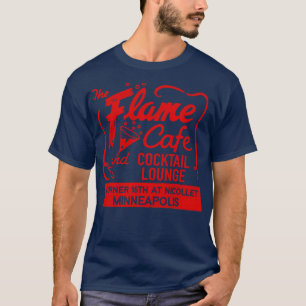 The Flame Cafe and Cocktail Lounge Retro Defunct M T-Shirt