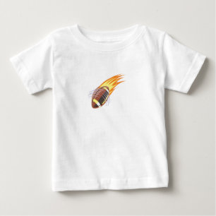 The Flaming Football - Baby T-Shirt