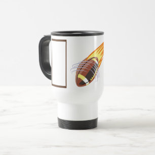 The Flaming Football - Travel Mug