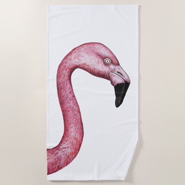 The Flamingo Beach Towel (Front)