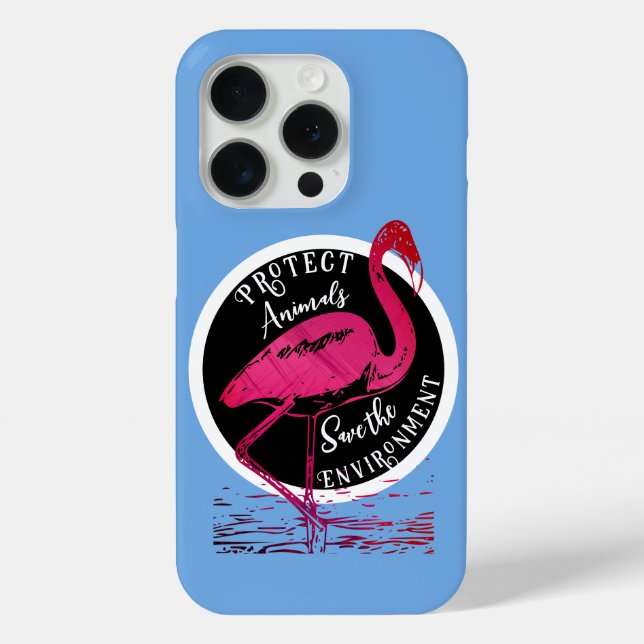The flamingo guardian Case-Mate iPhone case (Back)