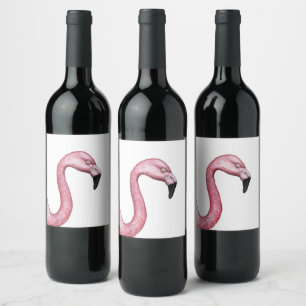 The Flamingo Wine Label