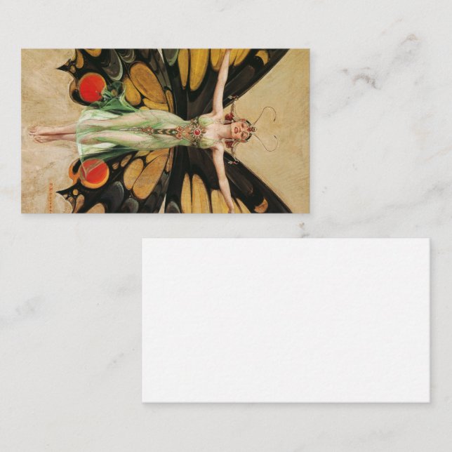 The Flapper, 1922 by Joseph Christian Leyendecker Business Card (Front/Back)