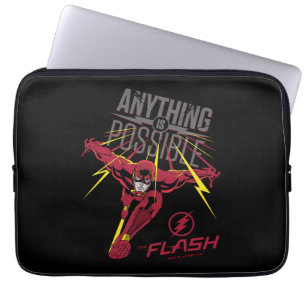 The Flash   "Anything Is Possible" Laptop Sleeve