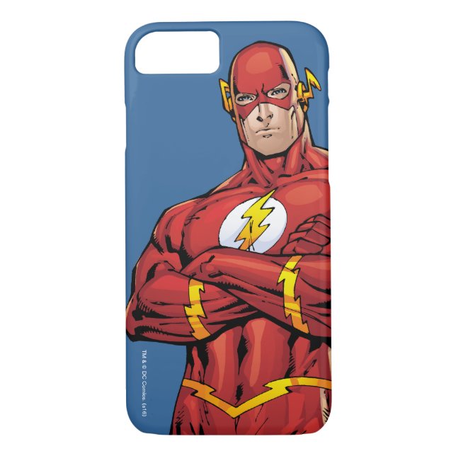 The Flash Arms Crossed Case-Mate iPhone Case (Back)