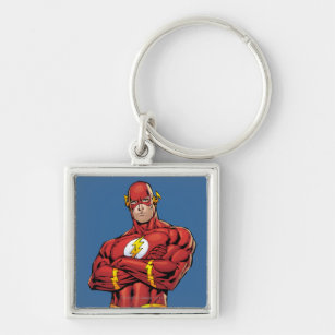 The Flash Arms Crossed Key Ring