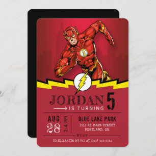 The Flash   Happy Birthday Invitation