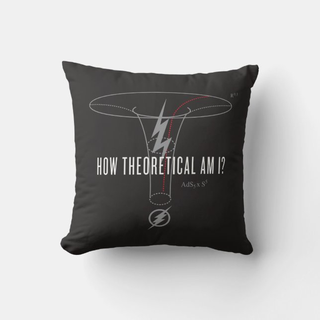 The Flash | "How Theoretical Am I?" Cushion (Front)