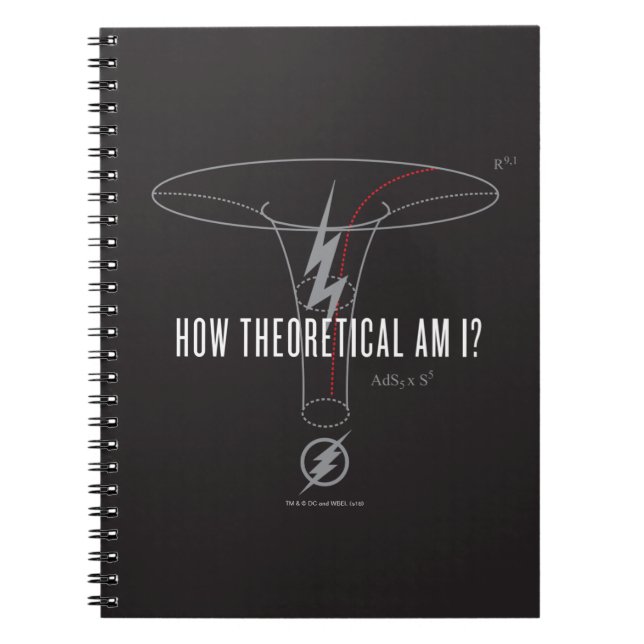 The Flash | "How Theoretical Am I?" Notebook (Front)