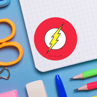 The Flash | Lightning Bolt Classic Round Sticker