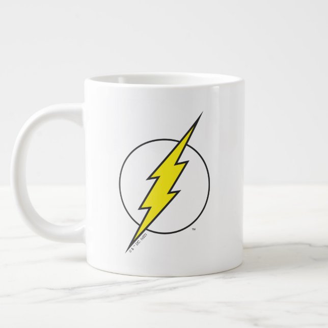 The Flash | Lightning Bolt Large Coffee Mug (Left)