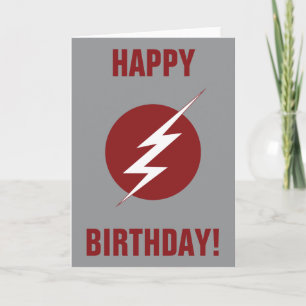 The Flash   Lightning Bolt Logo Card