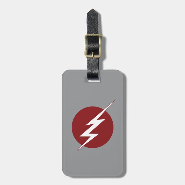 The Flash | Lightning Bolt Logo Luggage Tag (Front Vertical)