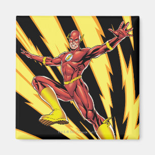 The Flash Lightning Bolts Magnet