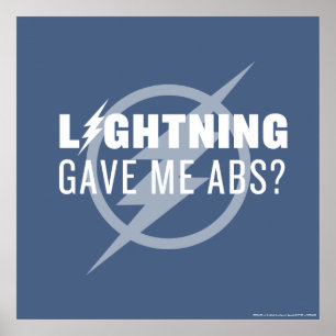 The Flash   "Lightning Gave Me Abs?" Poster